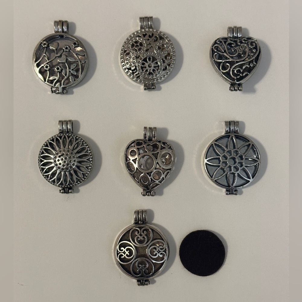Lot of 7 Fragrance Diffuser Lockets